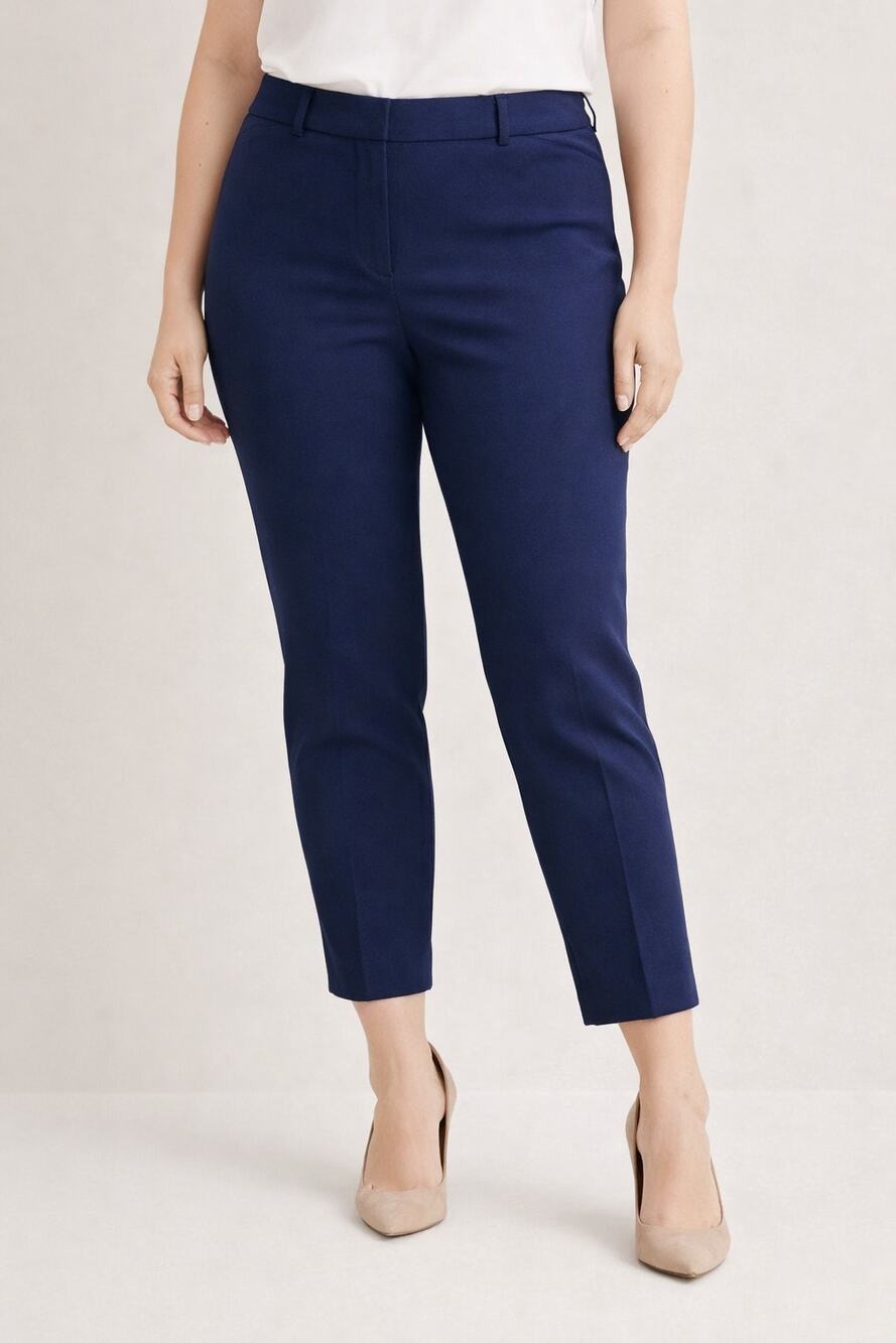 White House Black Market The Slim Ankle Pant Navy Blue Size 10S